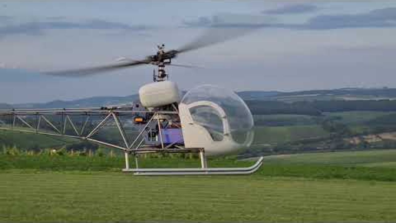 Bell 47 Vario in Stadtbredimus 9.7.2021
